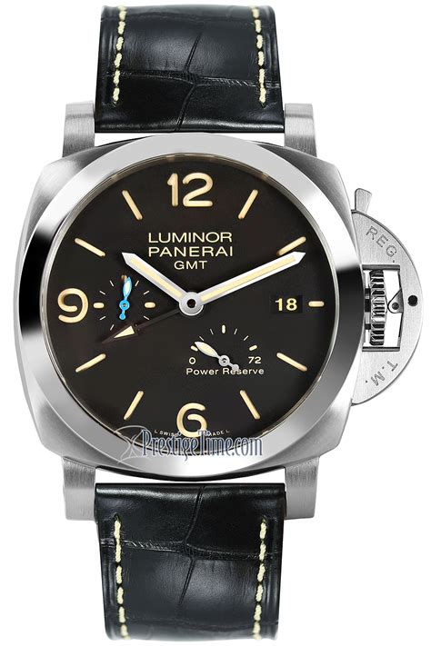 how to set time panerai luminor|luminor gmt Panerai automatic price.